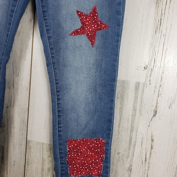 So jeggings with custom patches size 9 - Picture 4 of 13